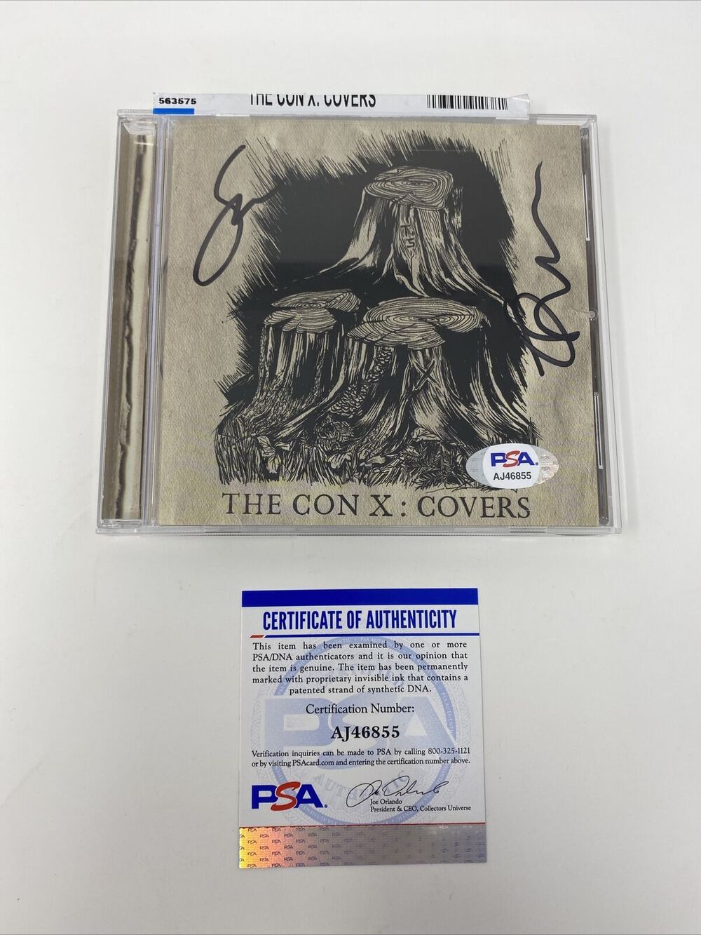 TEGAN AND SARA SIGNED THE CON X COVERS CD W COA PSA DNA